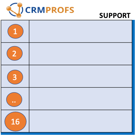 CRMprofs support strippenkaart 16 uur