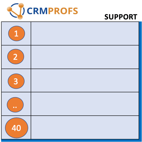 CRMprofs support strippenkaart 40 uur